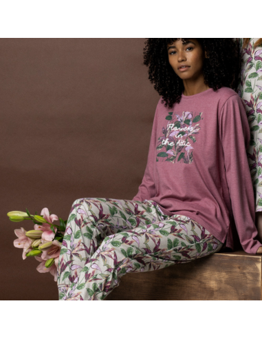 Pijama Mujer Invierno 62621 Floral